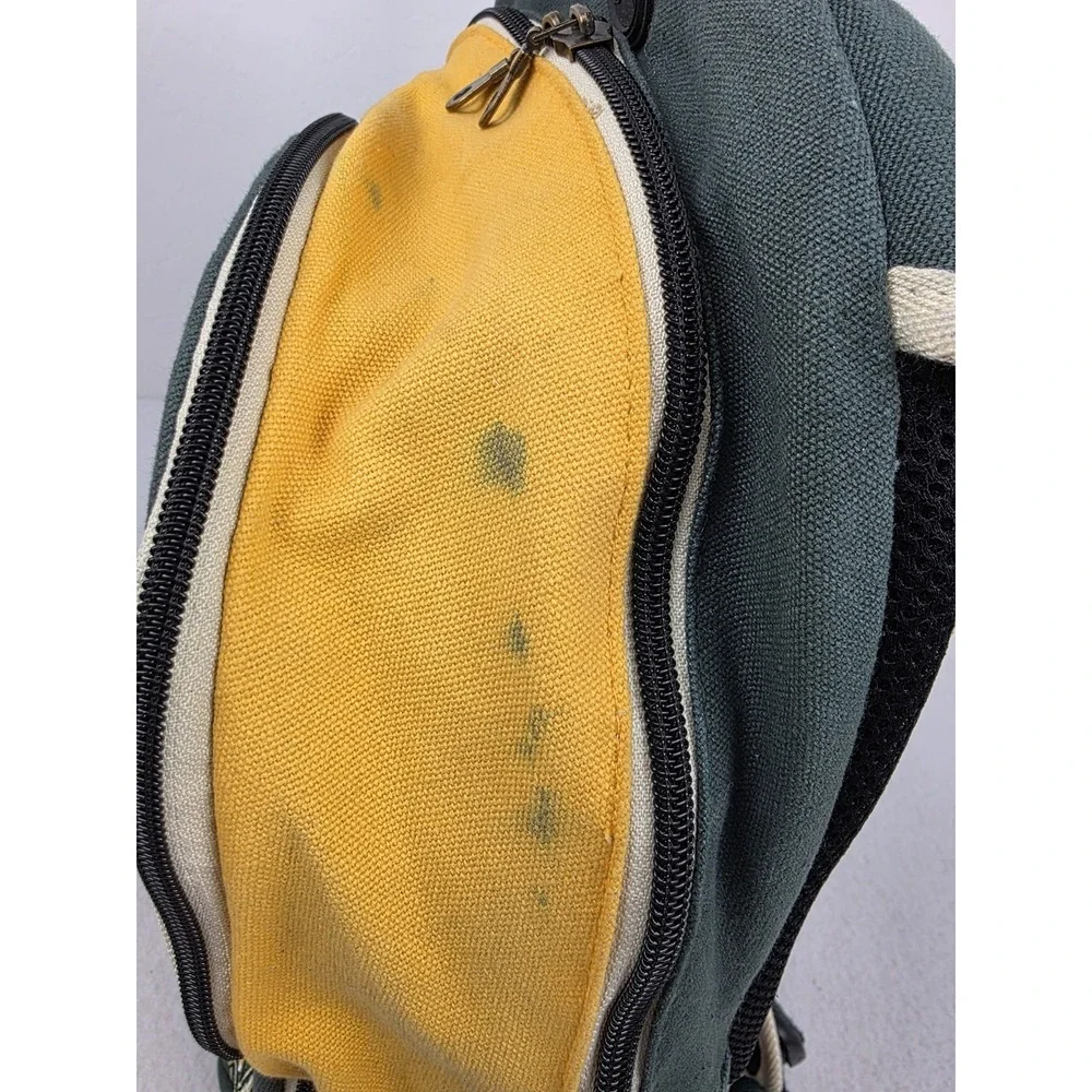 Green Bay Packers Historical Retro Embroidered Logos Super Bowl Patch Backpack‎
